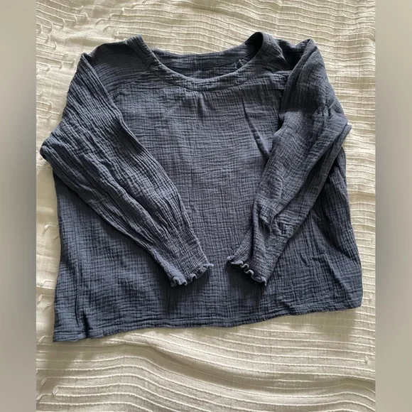 Boutique Zoe Smocked Set in *light blue*, medium - Picture 4 of 5